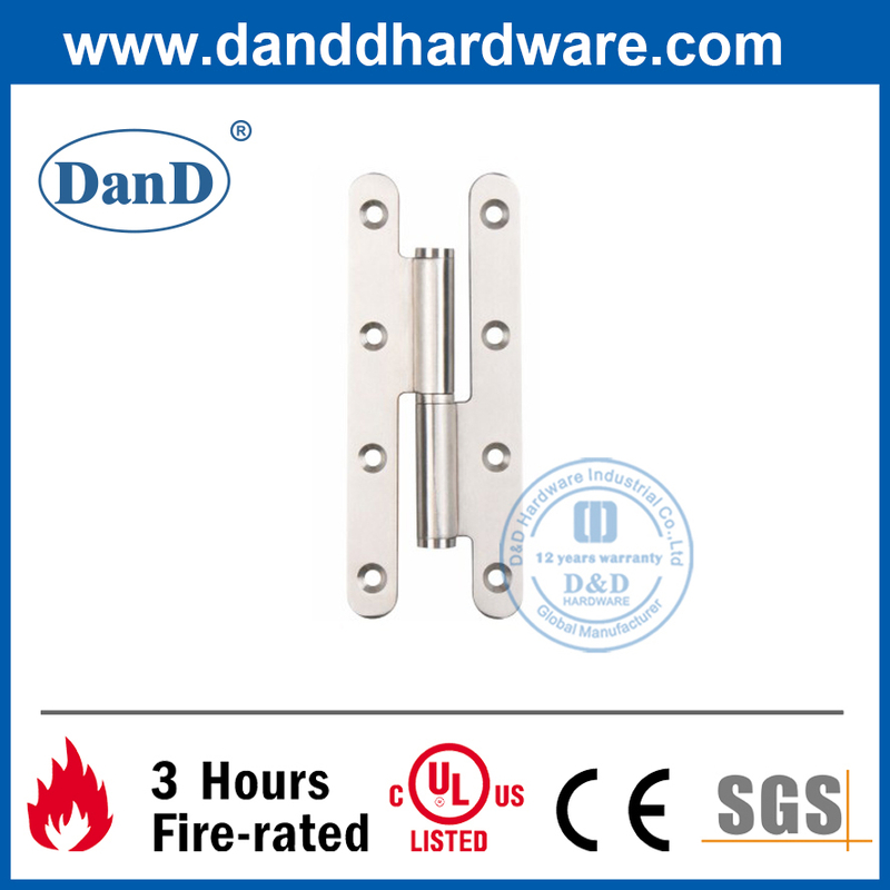 SUS201 H tipo redondo dobradiça de porta de canto para porta de metal-ddss019-b