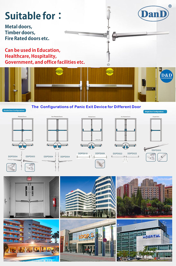 Porta com hardware de p&acirc;nico