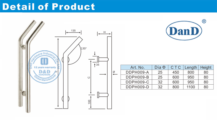 Porta de entrada Pull Handles-D <rbrbr> e <rbrbr> d <rbrbr> hardware