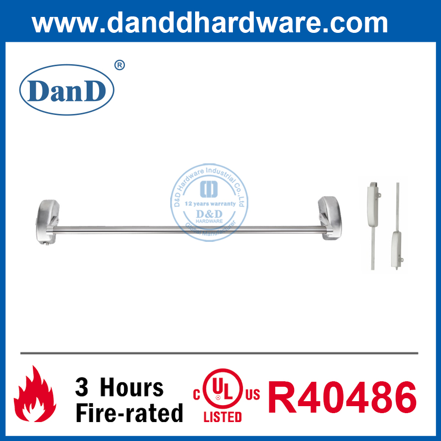 Aço inoxidável 304 Porta comercial Panic Push Push Bar-DDPD021
