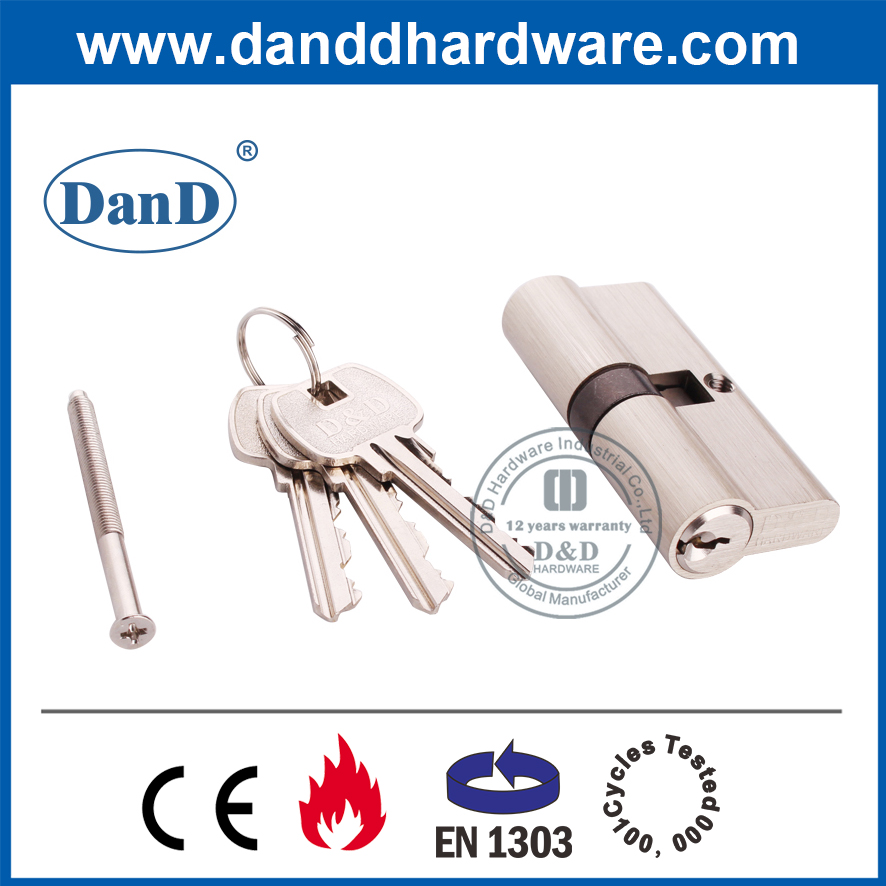 CE EN1303 EURO Brass Master Key Porta Lock Cylinder-DDLC003