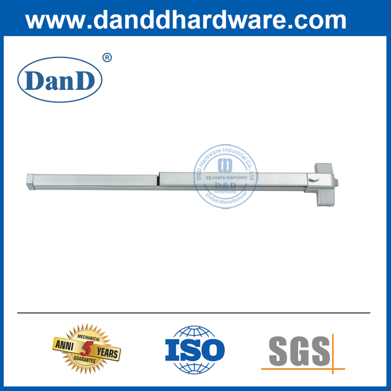 Portas com barras de pânico percorrem o polegar de aço inoxidável da porta de pânico da barra de aço hardware-ddpd007