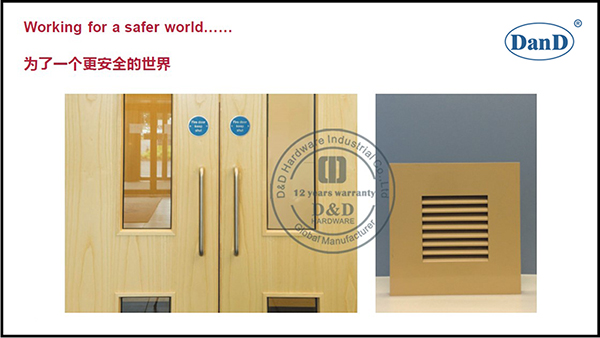 Como manter as dobradi&ccedil;as da porta de fogo-D e D hardware