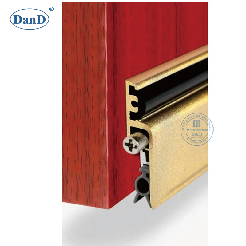 Vedação da porta Alumínio automático da porta de gota automática vedação de porta ajustável vedação-ddbs003