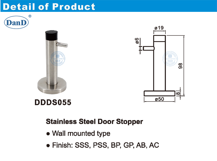 Rolha de porta para parede