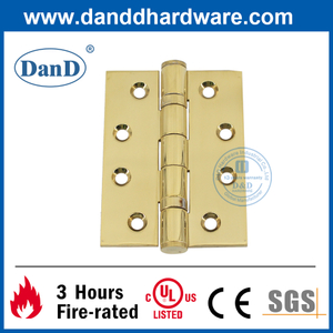 304 Aço inoxidável polimento de bronze rolamento da porta frontal Hinge-DDSS001-4x3x3.0