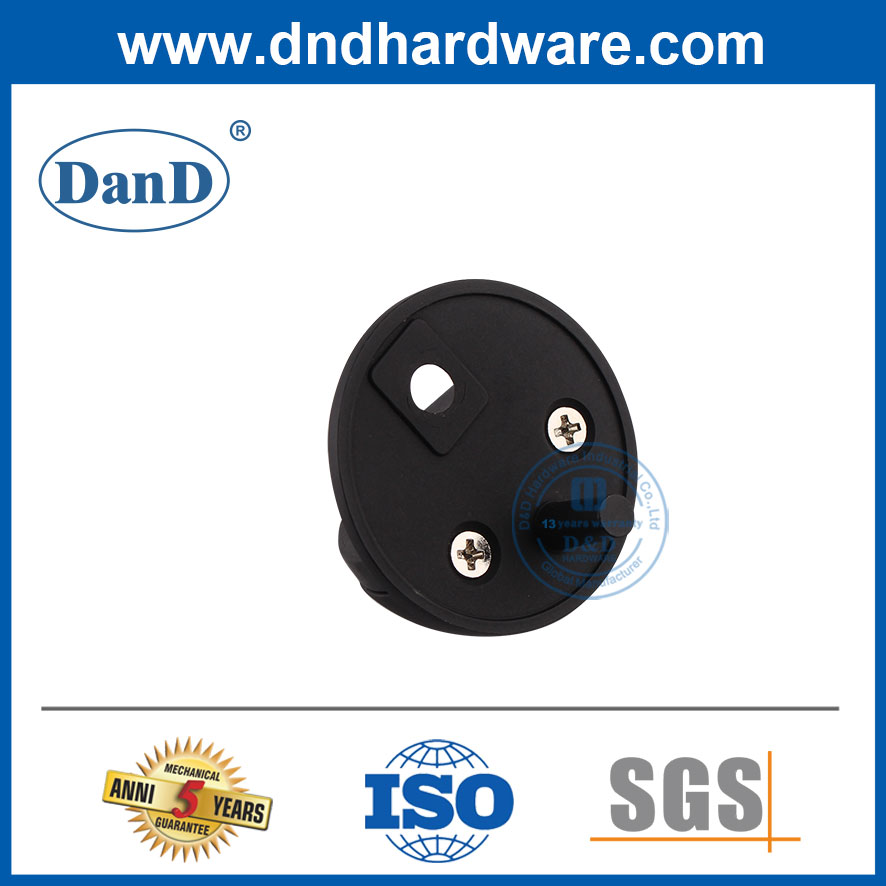 A porta contemporânea interrompe a liga de zinco preta de porta-dddds004