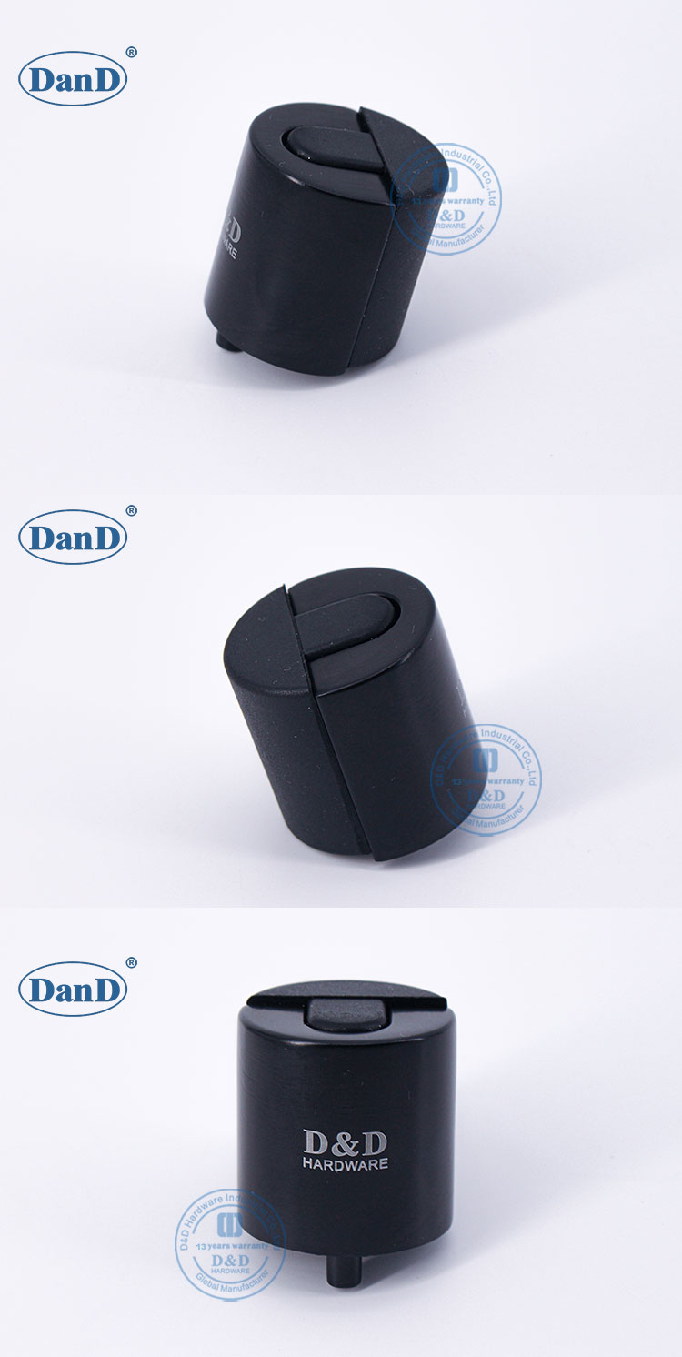 parada de porta de borracha preta