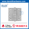 Dobradiças de portas de prata Ul listadas por dobradiças para portas-ddss001-fr-4x4x3.4