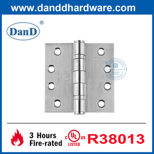Dobradiças de portas de prata Ul listadas por dobradiças para portas-ddss001-fr-4x4x3.4