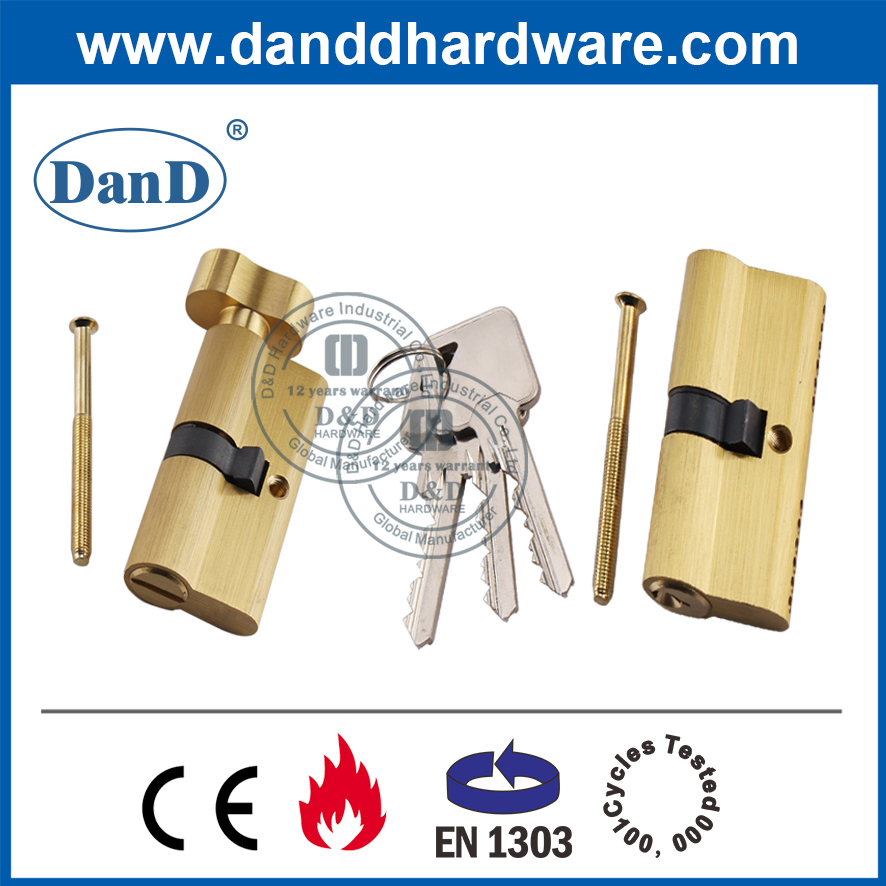Ul CE Ce Certificado Classificação Classificada Hardware de Construção de Brass para Porta de Madeira-DDDH003