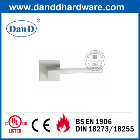 Sus304 quadrado alavanca de alavanca de alavanca para porta dianteira-ddsh037