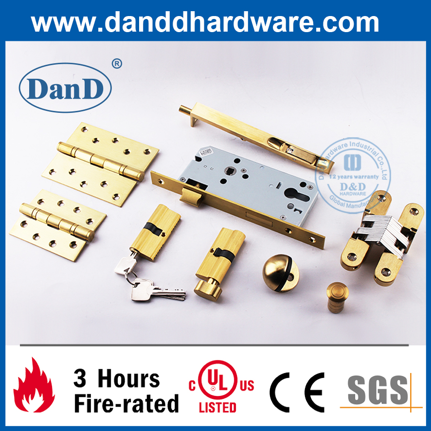 Alta Segurança Euro Offset Offset Double Open Key Cylinder-DDLC012