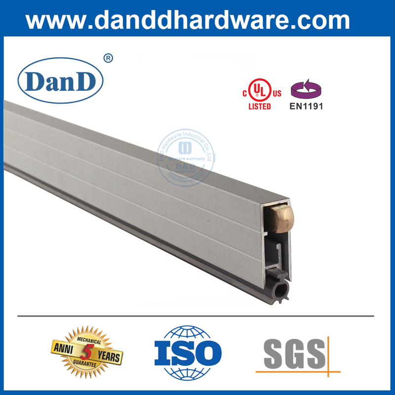 Vedação automática de queda de alumínio