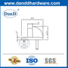 Molagem de porta montada no chão de latão para porta de metal-DDDS005