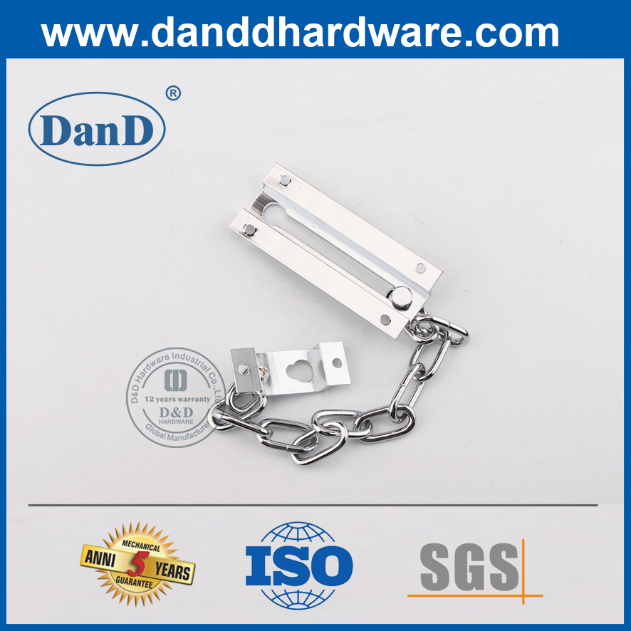 Cadeia de porta de segurança de superfície de latão-DDDG005