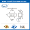 China fabricante guarda de porta trava de aço inoxidável porta de segurança parafuso-dddg007