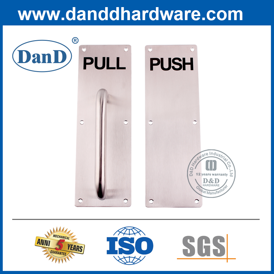 Melhor placa de aço inoxidável montada na placa de indicação da placa-ddsp009-A