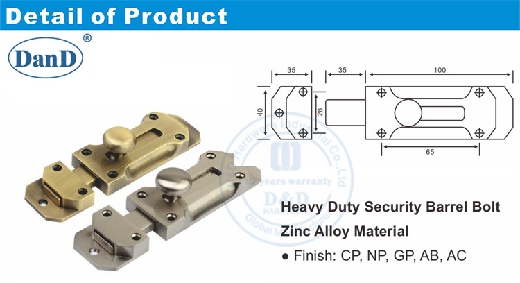 Boltos de seguran&ccedil;a de portas escondidos-d e d hardware