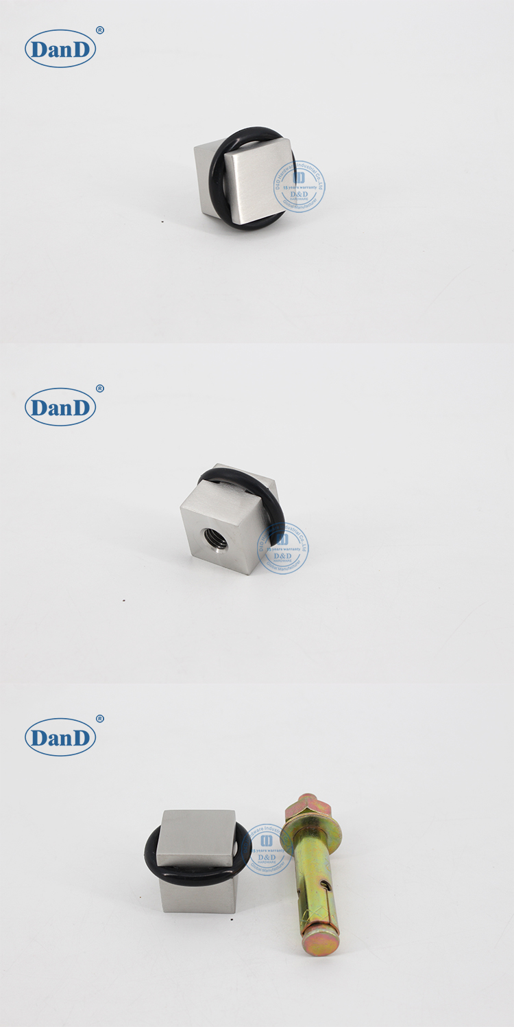 Montagem do piso de parada da porta