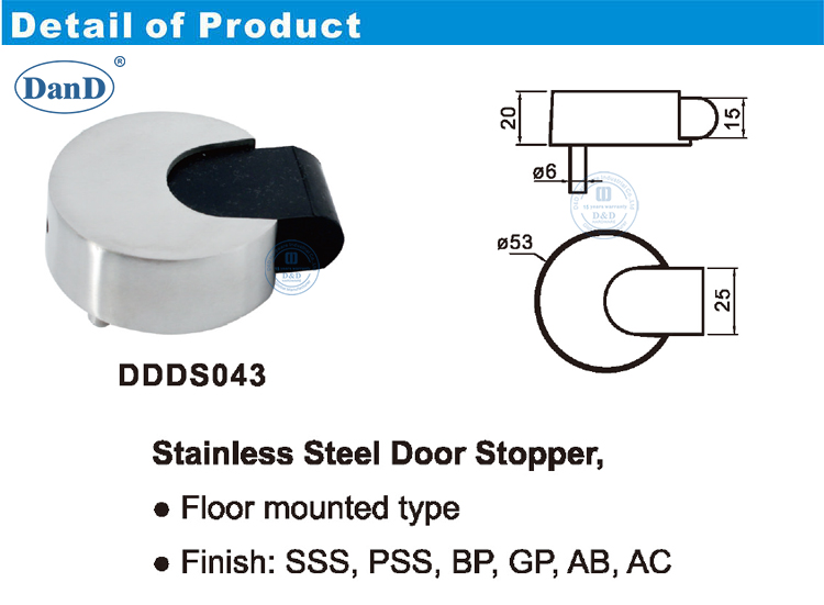 Paradas de borracha para portas