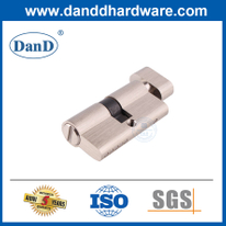 Cilindros de trava de níquel de cetim de 60 mm para porta de banheiro da porta do banheiro-ddlc007-60mm-sn