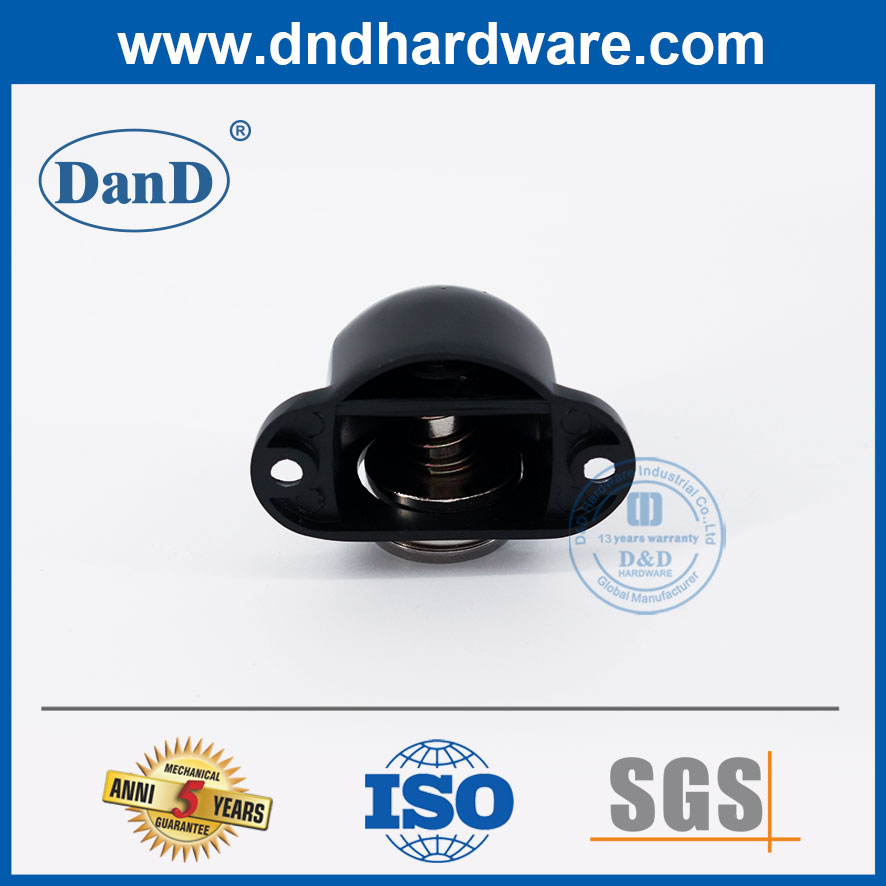 Matt Black Door Stop Stop Magnetic Zinc Alloy Porta Stop-DDDS031