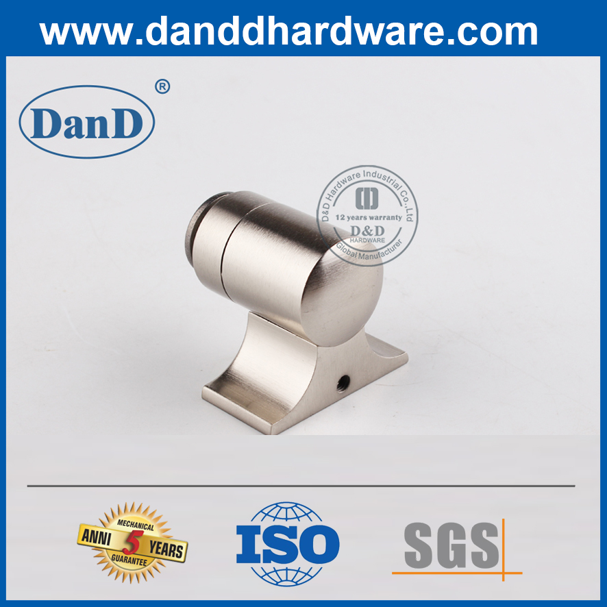 Liga de zinco Piso magnético montado porta escondida Stop-DDDS036