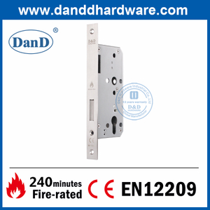 SS304 CE Melhor Mortise Fire Classificação de Deadbolt Lock para porta de madeira-ddml013