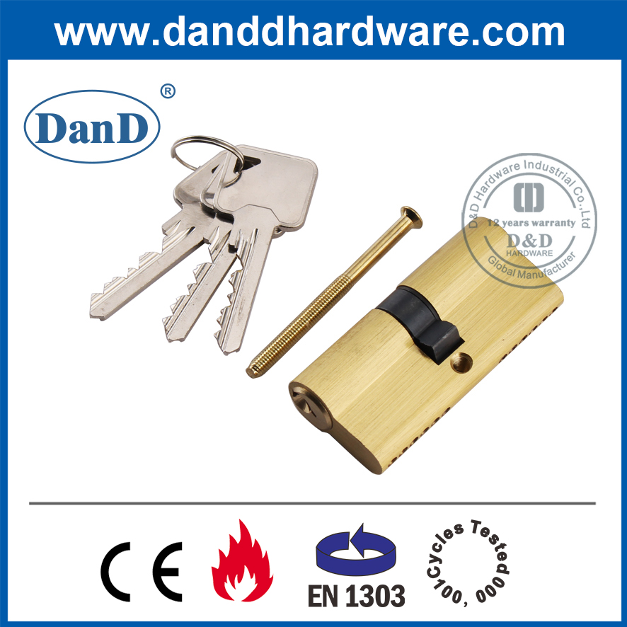 EN1303 Gloden Segurança Mortise da porta Double Cylinder-DDLC003
