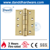 Aço inoxidável 304 Golden Full Mortise Fire Door Hinge-Ddss001-4x3x3