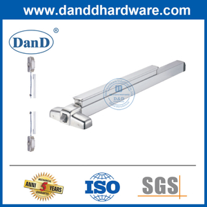 Hardware de porta de saída comercial Aço inoxidável e alumínio de 3 pontos de bloqueio de pânico barras-ddpd307