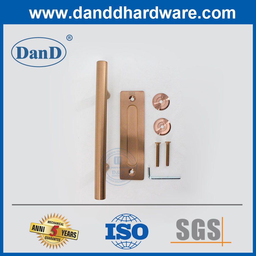 Aço inoxidável Melhor portas de celeiro Handelas de banheiro Portas de celeiro Handles-DDBD102
