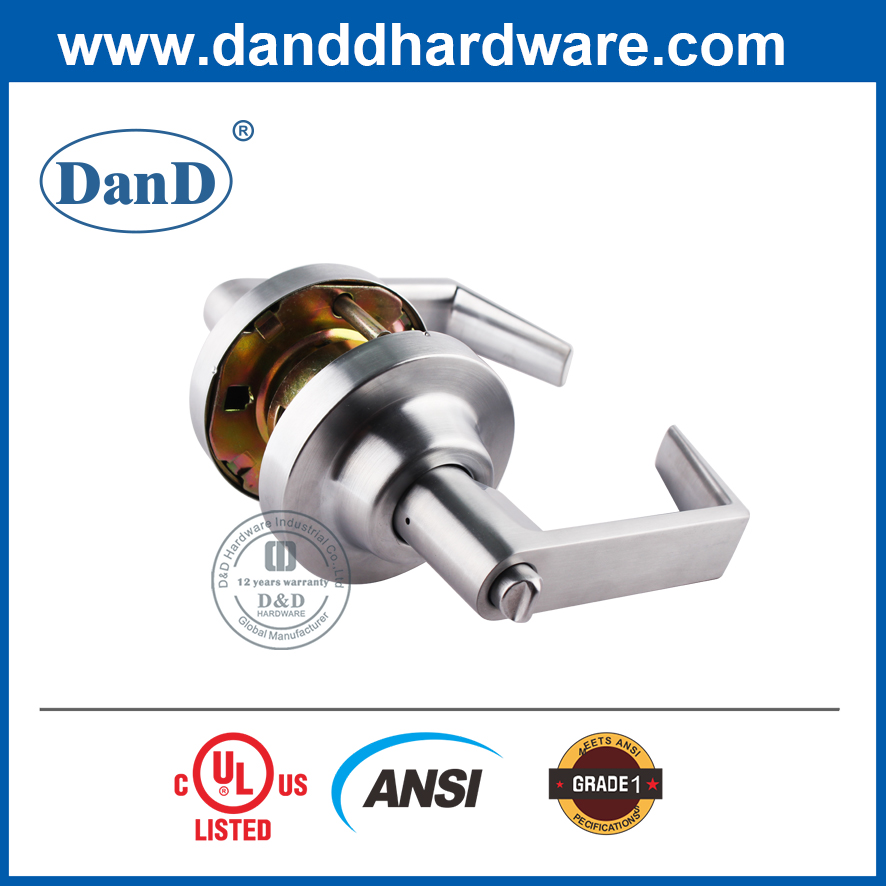 ANSI Grade 1 Allay Leaver Tubular Lockset para porta de metal-ddlk009
