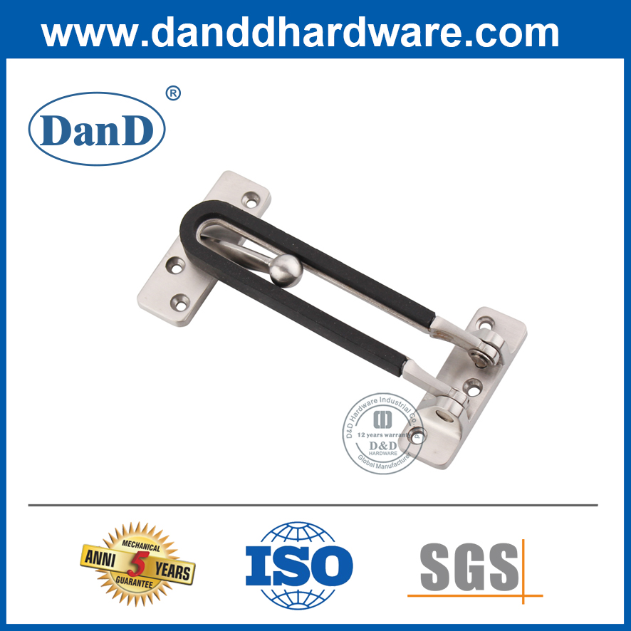 Liga de zinco de alta segurança porta de prata swing guard-ddg009