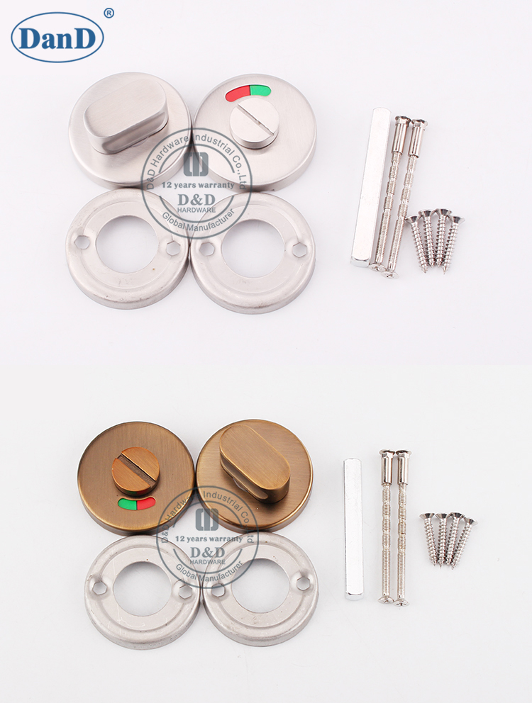 Thumbturn and lan&ccedil;amento com hardware indicador-D e D