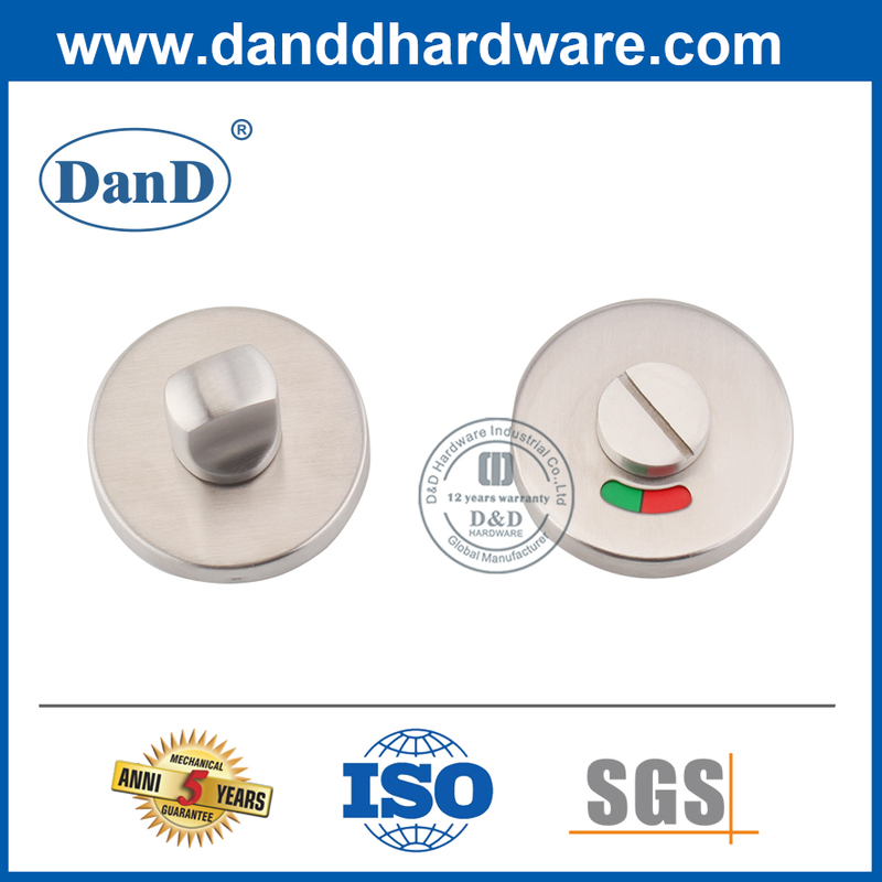 Tufo de lavatório de aço inoxidável e liberação com indicador-ddik004