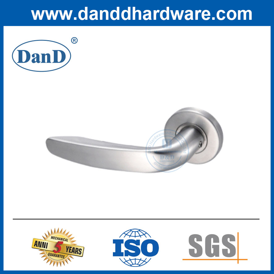 Alça de alavanca de trava de mortise aço inoxidável tubo oco de entrada da porta de entrada DDTH038