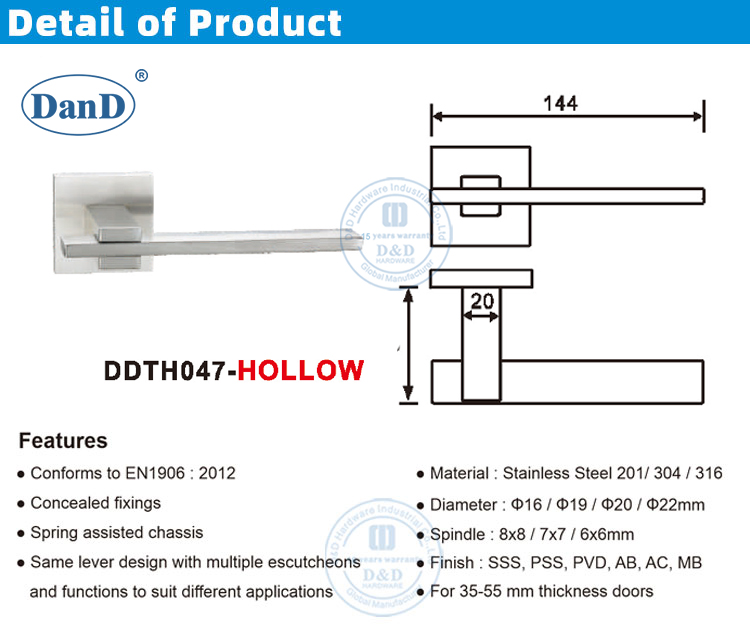 Ma&ccedil;anetas de portas externas de prata