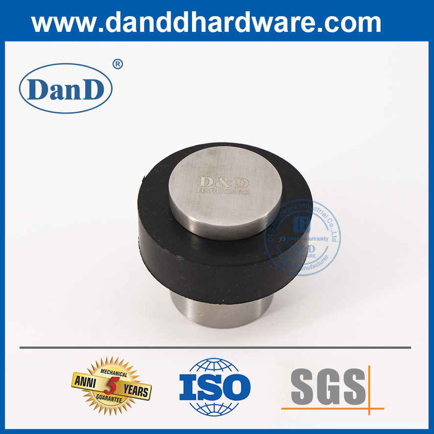 Cetim aço inoxidável porta de borracha de borracha PARTE DE PORTA DE TOTA HOMDDS007