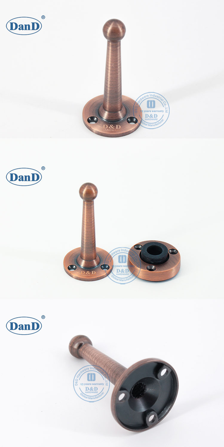 Rolha de porta de cobre antiga