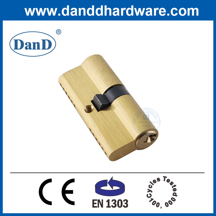 EN1303 70mm Perfil de euro duplo lateral da porta do cilindro com keys-ddlc003-70mm-sb