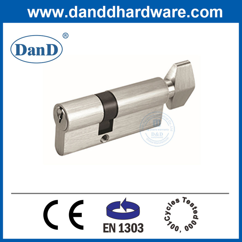 Perfil do euro de fornecedores da China EN1303 Lock de cilindro de porta de latão com knob-ddlc002