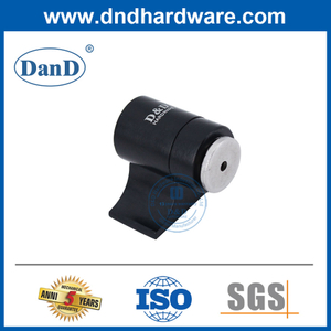 China Factory Black Porta Magnetic Stopper Alloy de zinco Industrial Door Stop-DDDS033