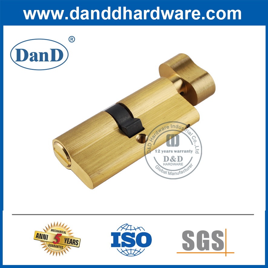 Cilindro de bloqueio de bronze manchas