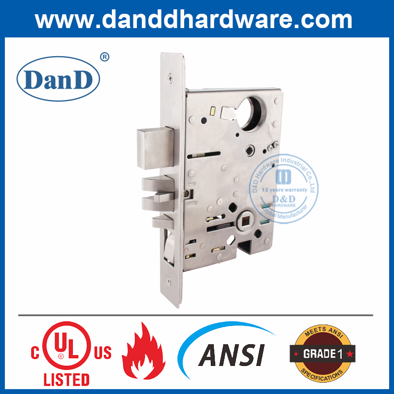 Sus304 Ansi Grade 1 Lock mais seguro para entrada de porta-ddal20
