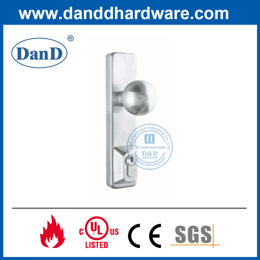 Aço Inoxidável 304 Fogo Porta de Emergência Alavanca de Alavanca-DDPD015