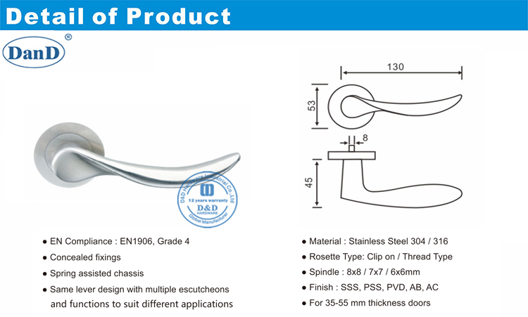 HARDWARE DE HARDWARE DE PORTA EXTERIOR D&Eacute; E D