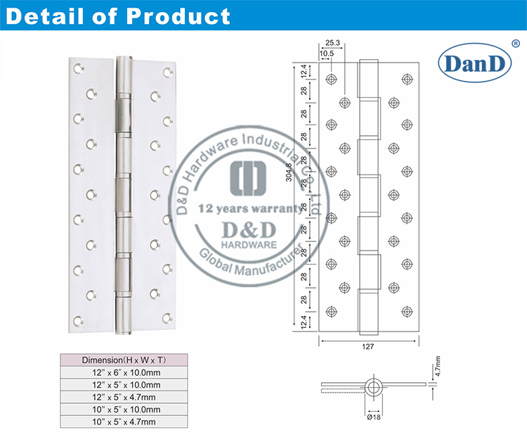 Hardware de a&ccedil;o inoxid&aacute;vel de a&ccedil;o inoxid&aacute;vel