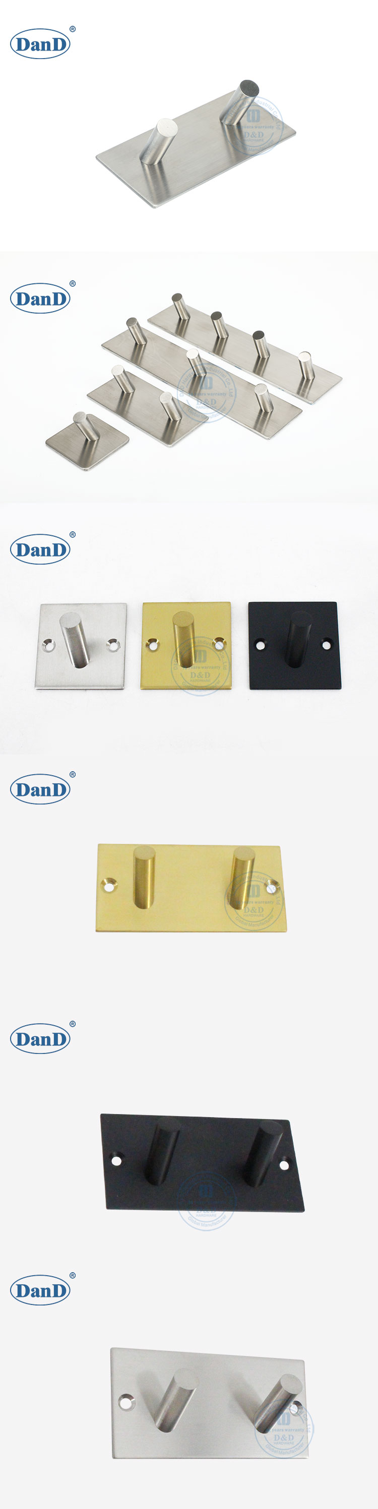 ganchos modernos de casaco